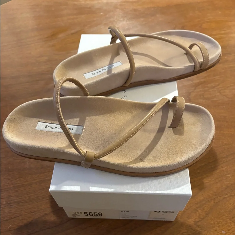 Emme Parsons Bari tan leather sandal - Picture 4 of 9